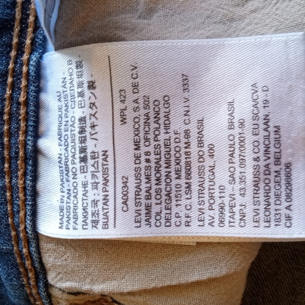 LEVI'S Embroidered Pockets 8P - Picture 9 of 9
